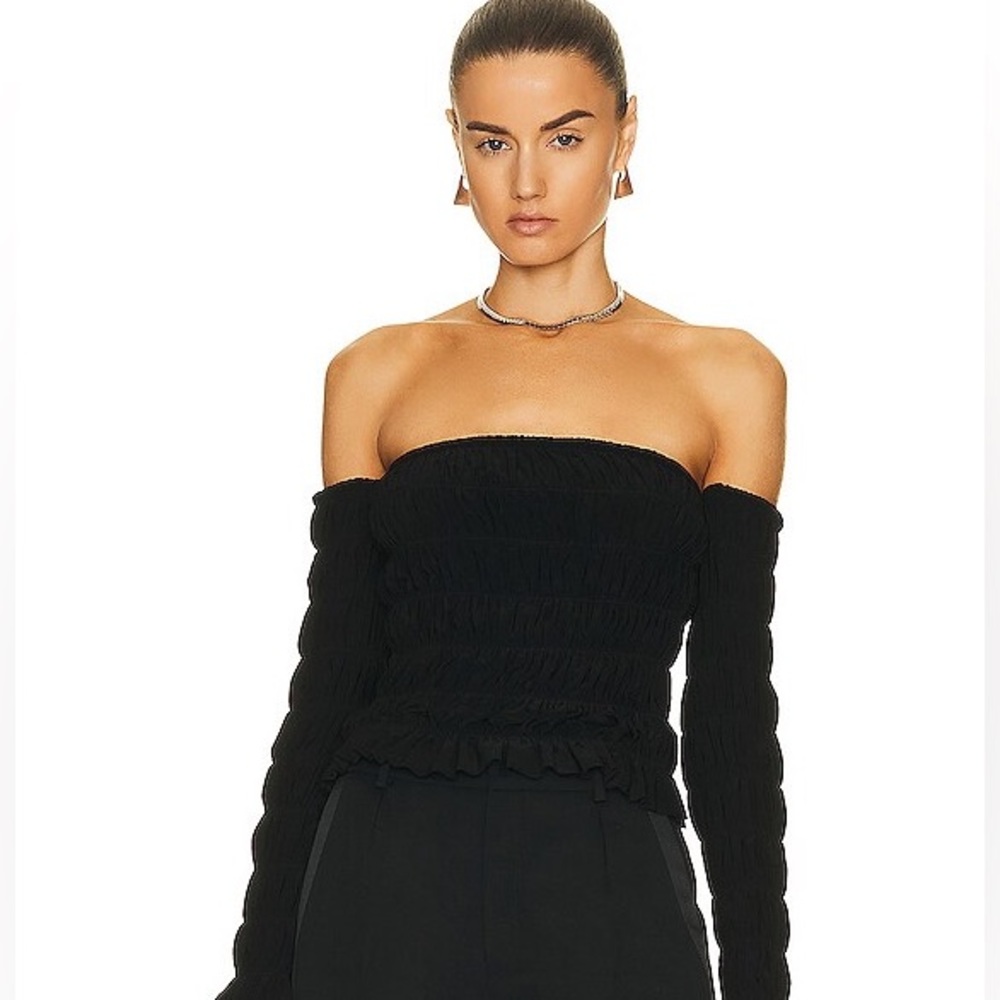 Norma Kamali Velvet Tube Top